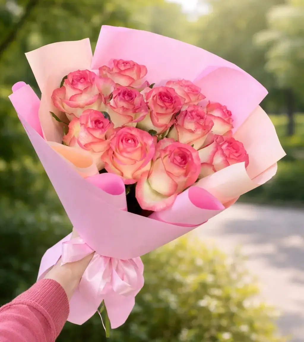 Розовый градиент